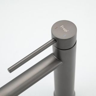 Смеситель для раковины Frap F10899-29 Оружейная сталь